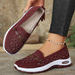 Dam andningsbara mesh slip-on platåskor – bekväm, halksäker & perfekt för sommaren 👟💨