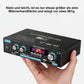 🔥50% RABATT! 🔥2-kanals 600 W mini-hifi-förstärkare med digital Bluetooth-ljud och FM-radio