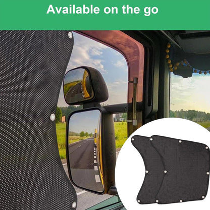 Solskyddsset för lastbilsfönster (2-pack)