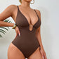👙 【Limiterad 50 % rabatt】✨ Bodysuit med V-ringning och midjeformande effekt för damer – Smidig, stödjande & mångsidig – Perfekt för vardag, fest eller under en skjorta – len och bekväm 💫