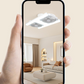 💡 TIDSBEGRÄNSAT 50% RABATT! ✨ 2-i-1 LED-takfläkt med belysning – Dubbel kylning, Ultrabright, Verktygsfrí installation 🌀