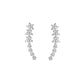 ✨ 50% RABATT! 🌟 Starry flower rhinestone ear climber örhängen – Glittrande kristaller & bekväm klätterdesign – Perfekt för vardagslyx eller speciella tillfällen – elegant & festlig 🌸