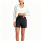 Dam högmidjade shorts – magkontroll, 4-vägsstretch & praktiska fickor 👖✨