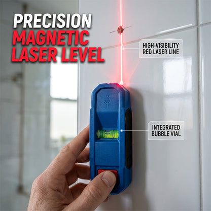 3-i-1 magnetisk laservattenpass och regeldetektor