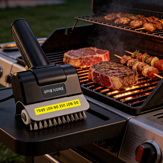 Sladdlös elektrisk grillborste
