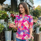 👚 50 % RABATT NU! 🌸 Avslappnad blommig skjorta – mjukt tyg, ledig passform & perfekt för vardag, jobb & fika ☕