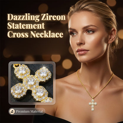 📿 50 % RABATT NU! 💎 Korsberlock med zirkon i kopparinfattning – gnistrande vacker & perfekt som present till dop, konfirmation & bröllop 🎁