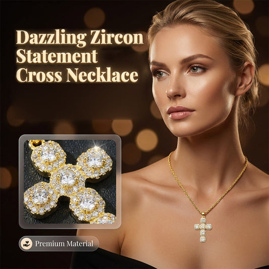 📿 50 % RABATT NU! 💎 Korsberlock med zirkon i kopparinfattning – gnistrande vacker & perfekt som present till dop, konfirmation & bröllop 🎁