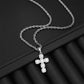📿 50 % RABATT NU! 💎 Korsberlock med zirkon i kopparinfattning – gnistrande vacker & perfekt som present till dop, konfirmation & bröllop 🎁