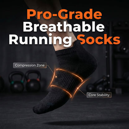 🔥50% RABATT NU!🔥  Unisex sportstrumpor – ankelmodell, snabbtorkande & slitstarka, perfekta för löpning, crossfit & vardagsträning, håller formen tvätt efter tvätt 🔄
