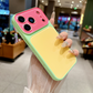 🎁Massiva rabatter! Handla nu och spara!🎉Livfull kontrastfärgad dopamin-akrylfodral till iPhone