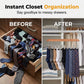 🏠 KÖP 1, FÅ 1 GRATIS! 👔 Multi-clip wooden hanger – Utrymmessparande klädhängare med 10 klämmor – Perfekt för kjolar, byxor eller accessoarer – håller garderoben snygg & organiserad ✨