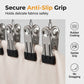 🏠 KÖP 1, FÅ 1 GRATIS! 👔 Multi-clip wooden hanger – Utrymmessparande klädhängare med 10 klämmor – Perfekt för kjolar, byxor eller accessoarer – håller garderoben snygg & organiserad ✨