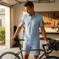 👕 2-delat fritidsset för herrar – kortärmad tröja och shorts, andningsbart, bekvämt och mångsidigt för vardagen, träning och resor ☀️🩳