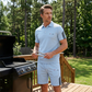👕 2-delat fritidsset för herrar – kortärmad tröja och shorts, andningsbart, bekvämt och mångsidigt för vardagen, träning och resor ☀️🩳