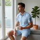 👕 2-delat fritidsset för herrar – kortärmad tröja och shorts, andningsbart, bekvämt och mångsidigt för vardagen, träning och resor ☀️🩳