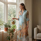 ✨ Exklusivt – 50 % RABATT! 👗 Elegant boho-klänning med knäppning – retro-mönster, flödande siluett & perfekt för fest, semester & vardag 🌿