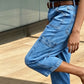 👖 50% RABATT NU! ✨ Korta stretchiga jeansbyxor för dam – Barrel-passform & mjuk denim – Avslappnad & bekväm – perfekt för vardagen eller lediga dagar 🌿🌸
