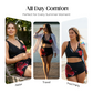 🌹3-delat bikiniset i rynkat nät – halterneck-top, kjol med dragsko och figursmickrande rynkade underdelar 🌺