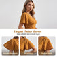 🌸 50 % RABATT NU! 🌸 Dam V-ringad maxiklänning med prickmönster – smickrande siluett, mjukt fall & perfekt för varma dagar 🌿