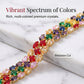 💫50 % RABATT JUST NU!💟Elegant flerfärgat tennisarmband för damer
