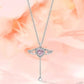 🎁✨50% RABATT NU! ✨💗Rosa änglavingar halsband