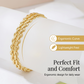Elegant Gold Double-Layer Link Bracelet