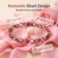 Elegant magnetarmband med hjärtlänkar