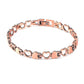 Elegant magnetarmband med hjärtlänkar