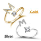 💍 50% RABATT NU! ❤️ Kärleksring med Initial – Personlig, justerbar & perfekt som en meningsfull present till dig själv eller någon du älskar ✨