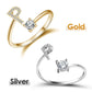 💍 50% RABATT NU! ❤️ Kärleksring med Initial – Personlig, justerbar & perfekt som en meningsfull present till dig själv eller någon du älskar ✨