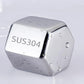 Reusable Stainless Steel Hexagon Ice Cubes Set