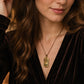 Vintage Tiny Tarot Card Necklace