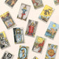 Vintage Tiny Tarot Card Necklace