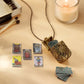Vintage Tiny Tarot Card Necklace
