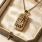 Vintage Tiny Tarot Card Necklace