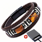 🌟 50% RABATT ✨ Flätat PU-läderarmband, snygg look för män & kvinnor 💎