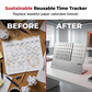 Modern Minimalist Sliding Metal Calendar