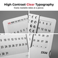 Modern Minimalist Sliding Metal Calendar