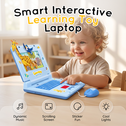 💻 50 % RABATT NU! 🧸 Interaktiv leksaksdator – med ljus, ljud och lärorika spel – som främjar kreativitet och motorik genom lek 🎵