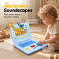💻 50 % RABATT NU! 🧸 Interaktiv leksaksdator – med ljus, ljud och lärorika spel – som främjar kreativitet och motorik genom lek 🎵