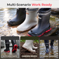 🌧️ 50% RABATT NU! 👢 Unisex Mid-Calf Waterproof Rain Boots – Hållbara & Halksäkra – Perfekt för Regniga Dagar & Utomhusäventyr – Lätta att Rengöra 💧