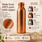 ❄️Sommarfräsch 50% rabatt!💧Premium vattenflaska tillverkad av 100% massiv koppar – plastfri och inspirerad av Ayurveda