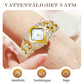 Retro Kvartsklocka med Gnistrande Strass