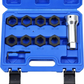 🔩 50 % RABATT NU! 🛠️ 10-Piece Axle Spindle Thread Chaser Set – premium Cr-Mo stål, 8 storlekar & portabel förvaringsväska – perfekt för fordonsreparation 🚗