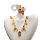 Elegant Tulip Necklace and Earrings Set
