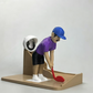 ⛳ 50 % RABATT! 🍺 Minigolf-flasköppnare i specialutförande – plast + metall – golfspelarfigur för baren och kontoret