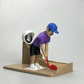 ⛳ 50 % RABATT! 🍺 Minigolf-flasköppnare i specialutförande – plast + metall – golfspelarfigur för baren och kontoret