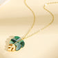 Fashion Leaf Pendant Necklace