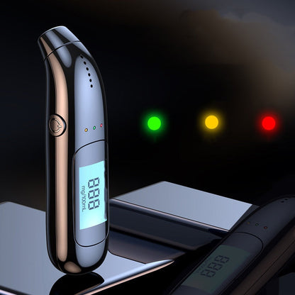 USB-laddningsbar alkoholmätare med hög precision | Bärbar alkoholmätare med LCD-skärm